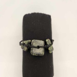 Bracelet - Tripple Pounamu AS2 - Te Ana Māori Rock Art