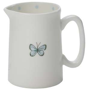 Tea wholesaling: Blue Butterfly Milk Jug