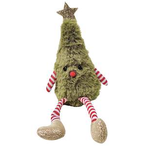 Fluffy Christmas Tree Soft Toy Decoration