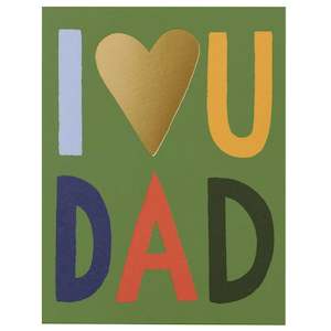 Rifle Paper Card - I Love You Dad