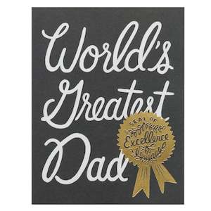 Rifle Paper Card - World's Greatest Dad