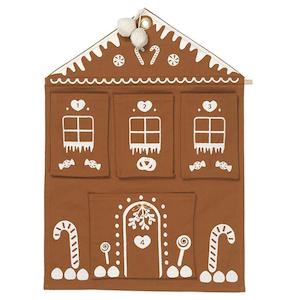 Fabelab Denmark Advent Wall Calendar - Embroidered Gingerbread House