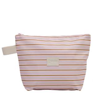 Base Wet Bag - Soft Pink / Rust Stripe