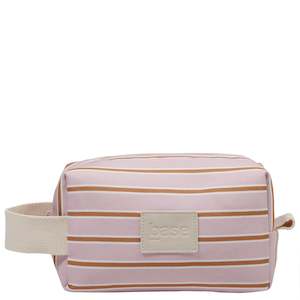 Base Ditty Bag - Soft Pink / Rust Stripe