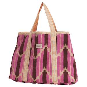 Sage x Clare Nisha Terry Tote Bag - Rosewater