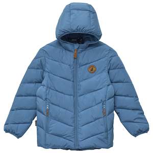 Crywolf Eco Puffer Jacket - Southern Blue