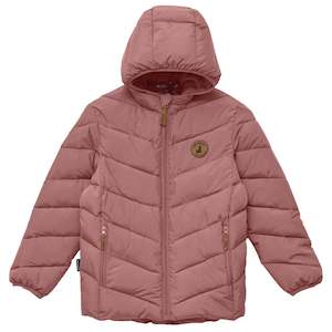 Crywolf Eco Puffer Jacket - Rosewood