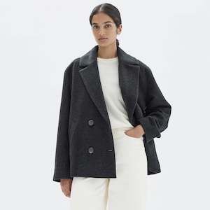 Assembly Label Lucy Wool Coat - Charcoal