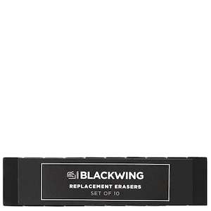 Blackwing - Pencil Replacement Erasers Pack - Black