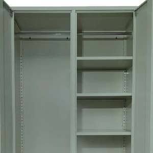 Good. Clarence Contemporary Metal Locker Shelf