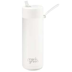 Frank Green Stainless Steel Ceramic Reusable Bottle - Straw Lid 595ml