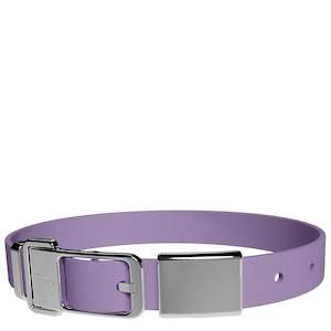 Frank Green Pet Collar with Name Tag - Lilac Haze