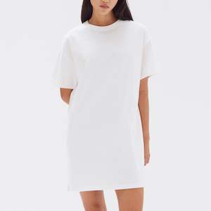 Assembly Label Portia Jersey Mini Tee Dress - White