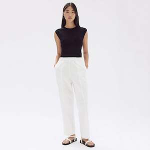 Assembly Label Bria Pants - Antique White