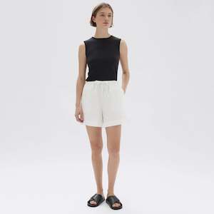 Assembly Label Philipa Poplin Shorts - White