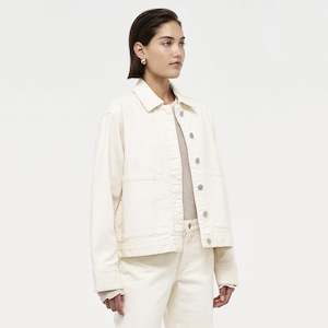 Neuw Chore Denim Jacket - Light Cream