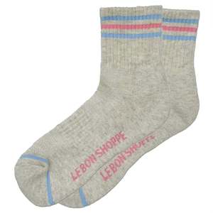 Le Bon Shoppe Girlfriend Socks - Bright Grey