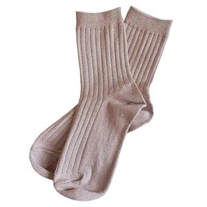 Le Bon Shoppe Her Lurex Socks - Rose Glitter