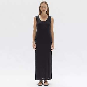 Assembly Label Penelope Jersey Midi Dress - Black