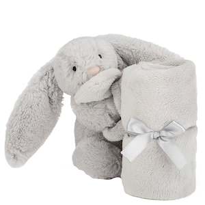 Jellycat London Bashful Silver Bunny Soother