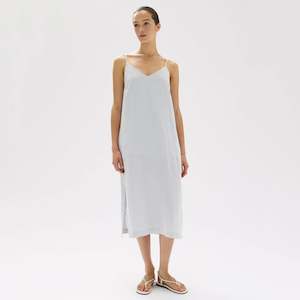 Assembly Label Vallory Linen Slip Dress - Blue Haze