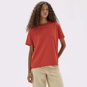 Assembly Label Women's Organic Base Tee - Papaya