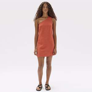 Assembly Label Bonnie Mini Dress - Papaya