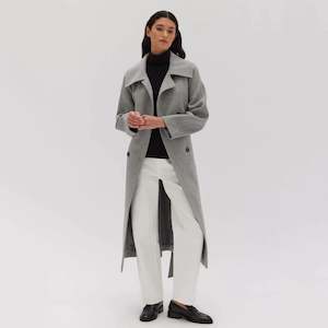 Assembly Label Cocoon Coat - Grey Marle