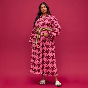 Sage x Clare Vinita Towelling Robe - Cosmos