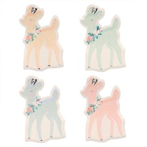 Meri Meri Paper Plate Set - Pastel Deer