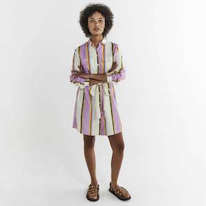 Kitchenware: Kip & Co Sicilian Shirt Dress - Fez Stripe