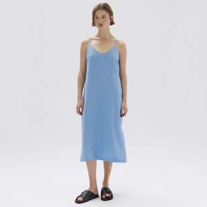 Assembly Label Vallory Linen Slip Dress - Bahama