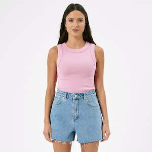 Neuw Jonesy Singlet - Rose