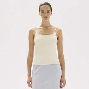 Assembly Label Tamsin Cotton Knit Tank - Cream