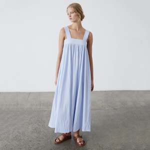 Laing Ana Dress - Dusty Blue