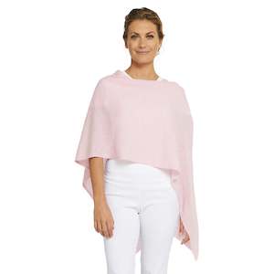 Classic Cashmere Topper - Pink Swirl