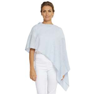 Classic Cashmere Topper - Periwinkle