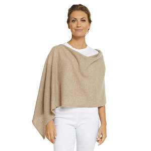 Classic Cashmere Topper - Natural