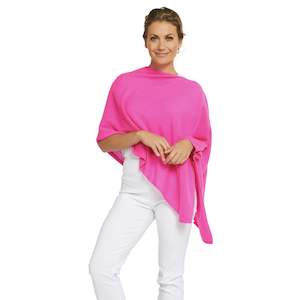 Classic Cashmere Topper - Tickled Pink