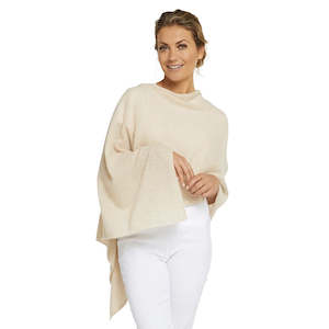 Classic Cashmere Topper - Latte