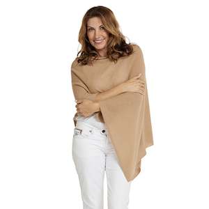 Classic Cashmere Topper - Baby Camel