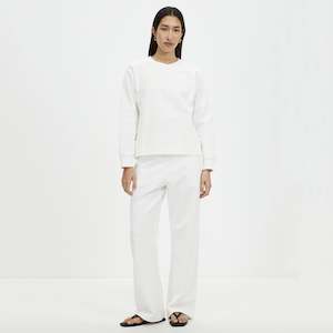 Assembly Label Poppy Textured Track Pants - Antique White