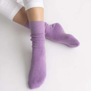 Nooan Possum Merino Hamilton Socks - Lilac Breeze