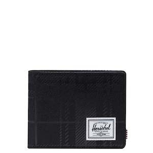 Herschel Supply Co. Roy Wallet - Black Plaid Embossed