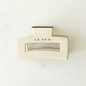 Sophie Claw Clip Medium - Ivory