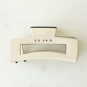 Sophie Claw Clip Large - Ivory