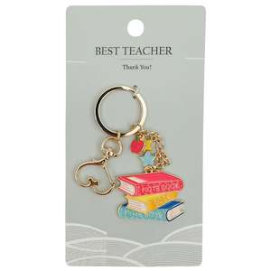 Enamel Keyring - Best Teacher