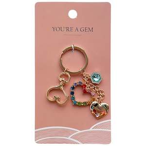 Enamel Keyring - You're a Gem