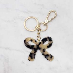 Sophie Bow Beauty Keychain - Light Tort