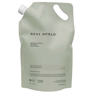 Real World NZ Rest Hand Wash 1000ml Refill - Manuka & Rose Geranium